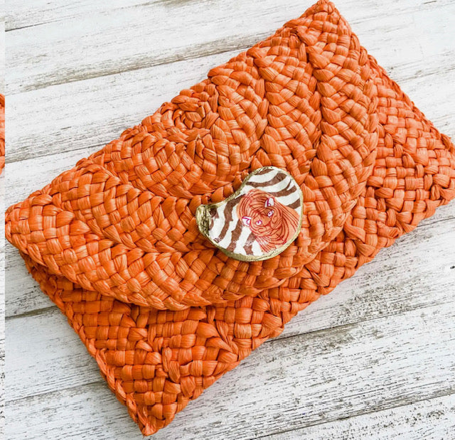 Oyster Shell Clutch